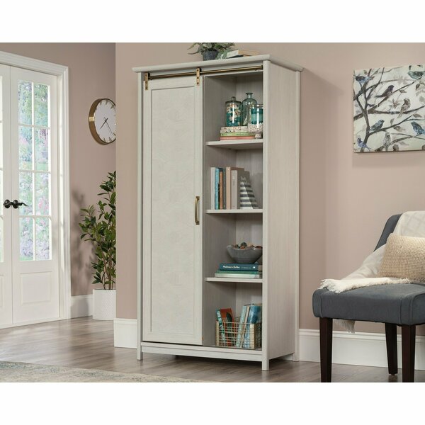 Sauder Coral Cape Storage Cabinet Go , Six adjustable shelves provide flexible storage options 433948